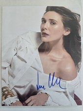 Photo autographe 8x10 signée Elizabeth Olsen avec LOA