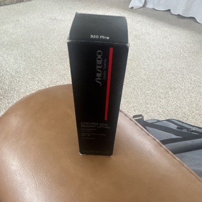 Shiseido Synchro Skin Radiant Lifting Foundation 320 PINE  SPF 30 1.0 oz 