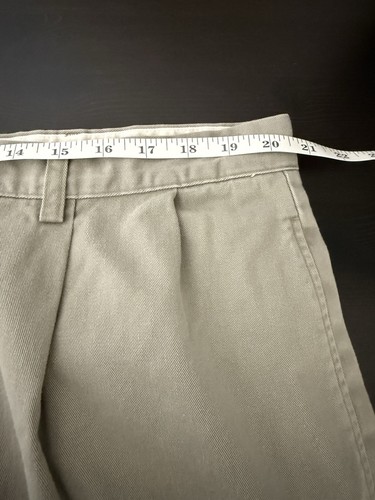 Polo Ralph Lauren Hammond Pantalone Uomo 42x32 Grigio Pieghettato Polsini Comfort Preppy - Foto 12 di 14