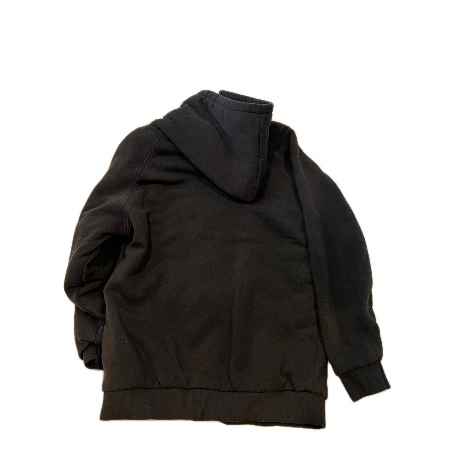 Smith & Eagle Black Full Zip Up Hoodie Mens Large image 2
