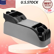 Universal Suvminivan Middle Console - Gray Storage Box With 4 Cup Holders Universal Suvminivan Middle Console - Gray Storage Box With 4 Cup Holders