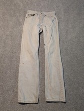 Vintage Levis Jeans Mens 31x32 29x31 Gray 501 0657 USA Made XX 1970s 80s