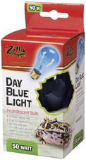 Zilla Incandescent Day Blue Light Bulb for Reptiles - 50 Watt