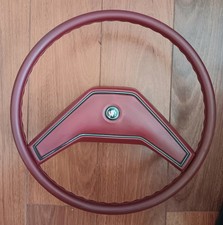 Buick Steering Wheel 1980's Virdgundy Vinyl Great Used Condition 