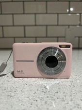 Digital Camera HD 1080P Pink 44M 16X Zoom Autofocus 2.4 Inch Screen DC403 Tested