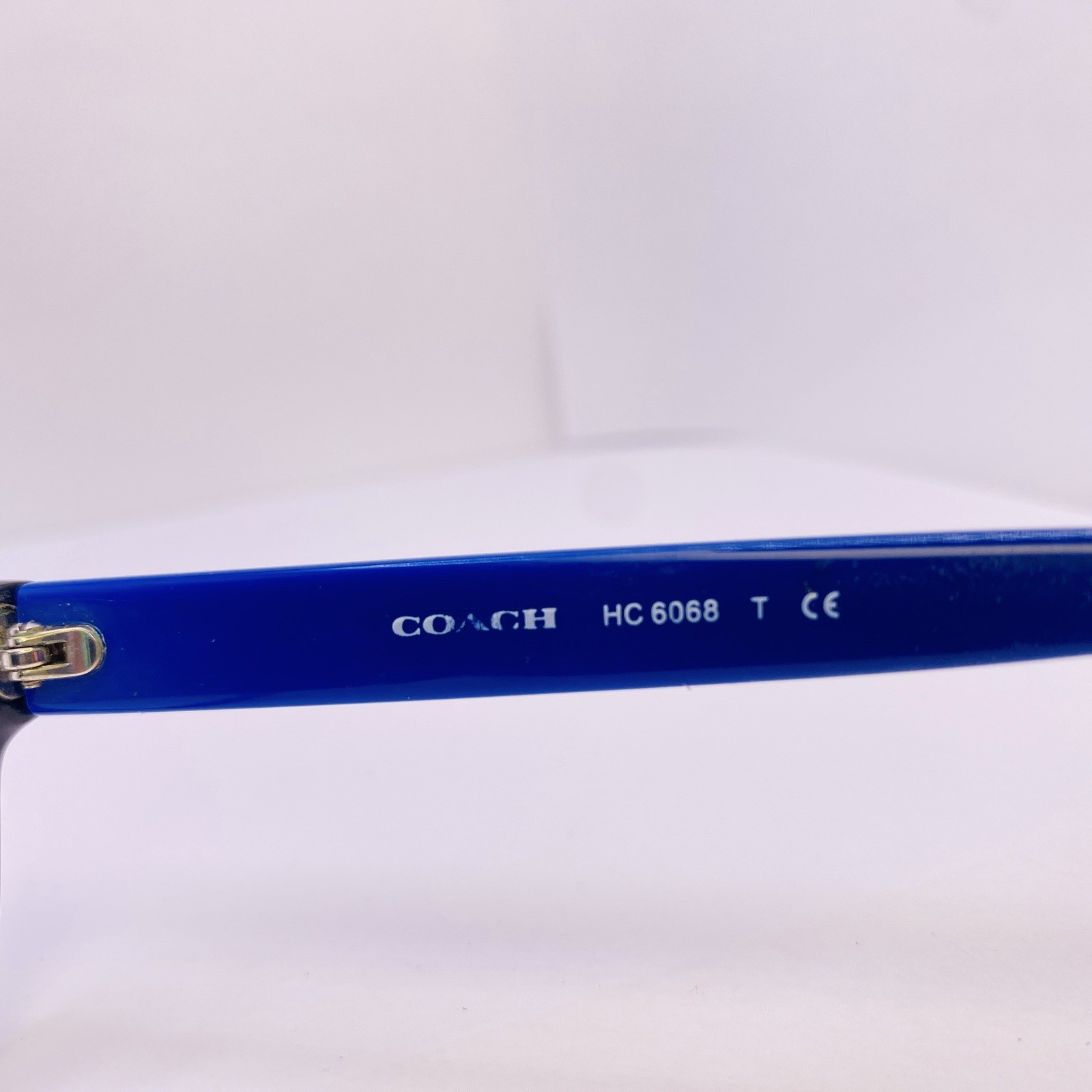Coach Eyeglasses Sunglasses HC 6068 5282 Black Blue Logo Text 52 [] 16 135 MM thumbnail 5