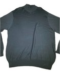 Jos A. Bank Signature Collection Mens Size 2XL Sweater 100% Silk Black Mock Neck