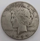 1934-S Peace Dollar $1 - San Francisco Mint