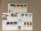 Five Israel multiple stamps fdc