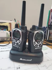 Midland GXT1000VP4 GMRS Two Way Radio 50 Channel Long Range NOAA SOS 2 Pack