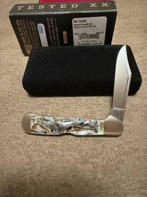 Case XX Tested XX CopperLock 81749L SS Abalone 1-Blade Lockback Knife 2023