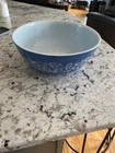 Vintage Pyrex #404 Colonial Mist Vintage Mixing Bowl Blue 4 QT