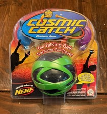 NEW NERF Cosmic Catch Electronic Game Talking Ball Green Black SEALED 2006