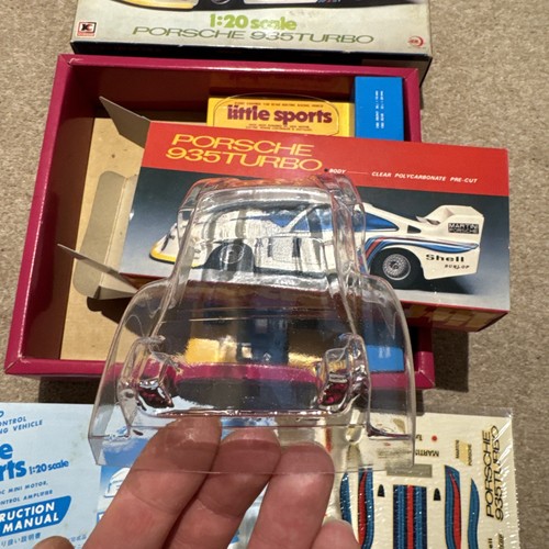 Kyosho Little sports Porsche 935 turbo 1/20 vintage rarissimo nuovo con scatola - Foto 6 di 7