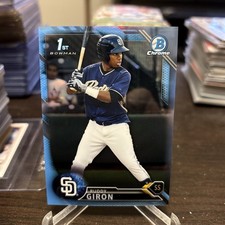 2016 Bowman Twitter Exclusive Blue Refractor/15 Ruddy Giron #BCP20