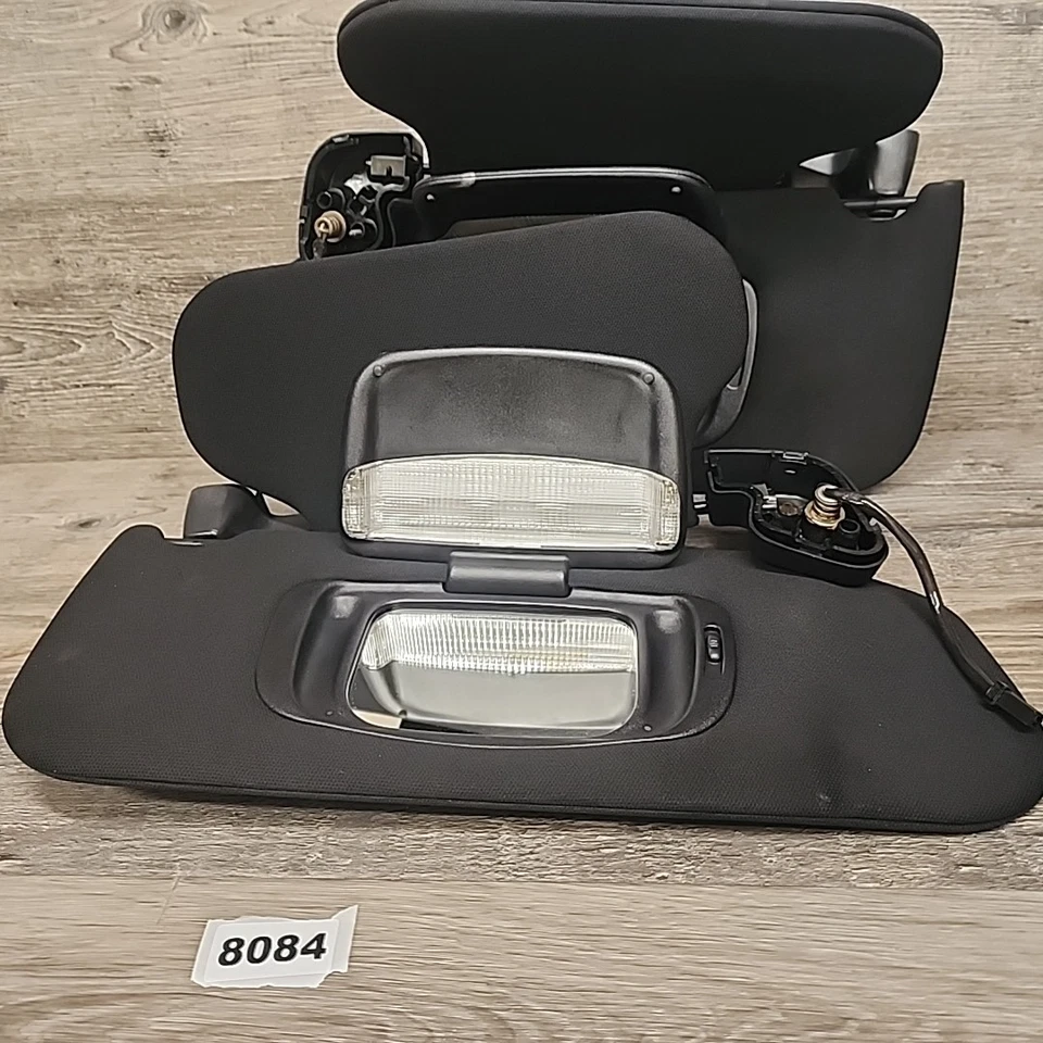 2003 2006 Lincoln LS Sun Visor Set Black Driver Side Pair Black 2004 2005 - Image 4 of 4