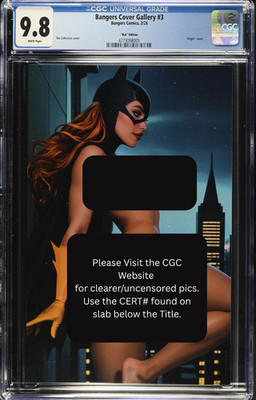* Bangers Comics * Batgirl Cosplay VIRGIN Full Chase Cover LE 100 CGC 9.8 *