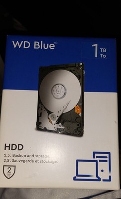 NEW Western Digital Blue 1TB, SATA, 2.5'' Internal Hard Drive (WDBMYH0010BNC)