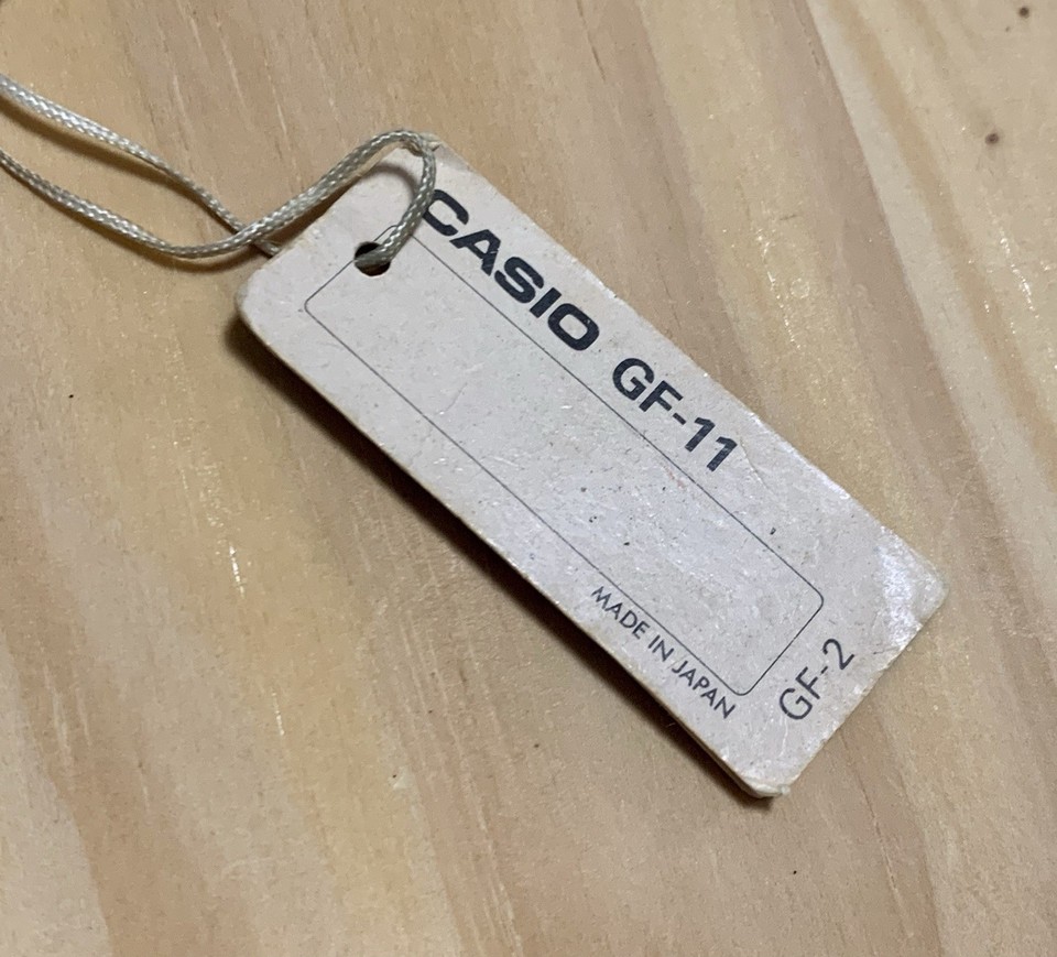 Casio GF11 Vintage 1980s Basketball Game Watch Module 209 Bleeder