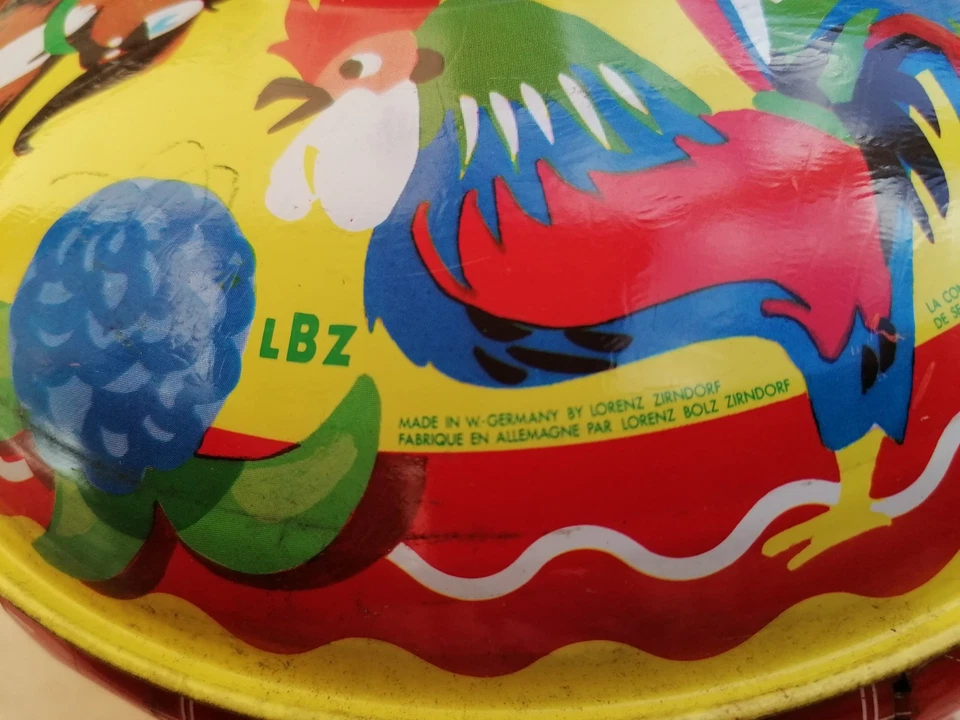 LBZ Brummkreisel Vintage Blechspielzeug Lorenz Bolz Zirndorf West Germany 1960er - Bild 4 von 4