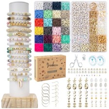All-Inclusive 7200pcs Clay Bead Jewelry Kit - Perfect for Creativity  Gifting