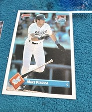 Donruss 1993 Mike Piazza Rated Rookie Baseball Card #209 Los Angeles Dodgers