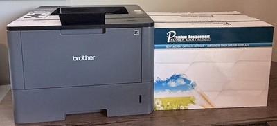 Brother HL-L5100DN Laser Printer Black & White  BUNDLE (16,000 Prints)