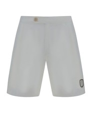 BRUNELLO CUCINELLI MEN'S WHITE TAILORED SHORTS WITH BUTTON DETAIL MSRP 910