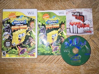 SpongeBob SquarePants Featuring Nicktoons:Globs of Doom(Nintendo Wii, 2008) MINT