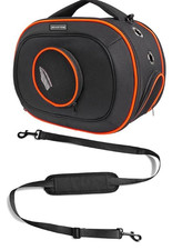 TSA Approved Airline Cat Carrier for Cats  Small Pets up to 12 Lbs,Black/Orange