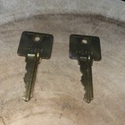2 Original Keys Numbered for Arco 7 Rifkin Security Lock Cash Deposit Bank Bags — photo 3