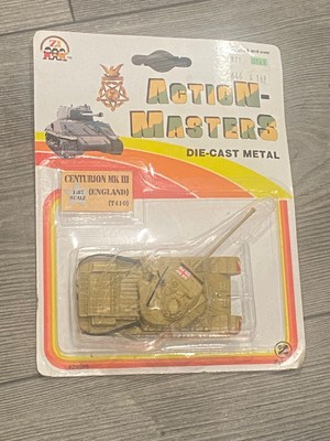 HO ZEE Action Masters Die Cast Metal Centurion MK III English Tank 1:87 Orig Pac