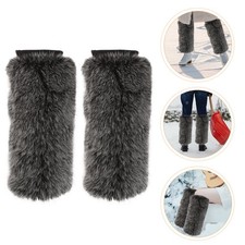 Warm Plush Socks Faux Leg Warmers Fuzzy Furry Warms Boot Covers for Women