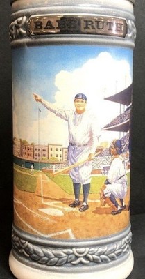 Babe Ruth Budweiser Sports Legends Stein Limited Edition w/ Box Germany
