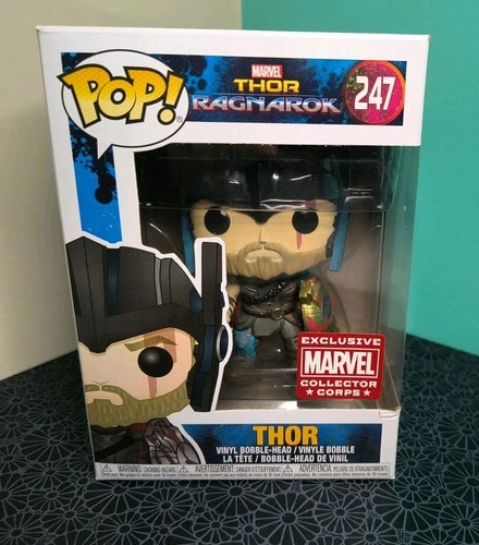 Thor Ragnarok 247 Funko Pop Vinyl Marvel Collector Corps Exclusive MCU Avengers