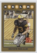 2008 Topps Gold Border 612/2008 Heath Miller #184 1dm4