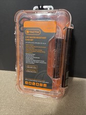 TACTIX 2 PZ. SET CUSTODIA IMPERMEABILE NUOVA CON ETICHETTA (OTTIMA PER CAMPEGGIO, KAYAK ECC...)