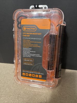 TACTIX  2 PC. WATER RESISTANT CASE SET NWT (GREAT FOR CAMPING, KAYAKING ETC...)