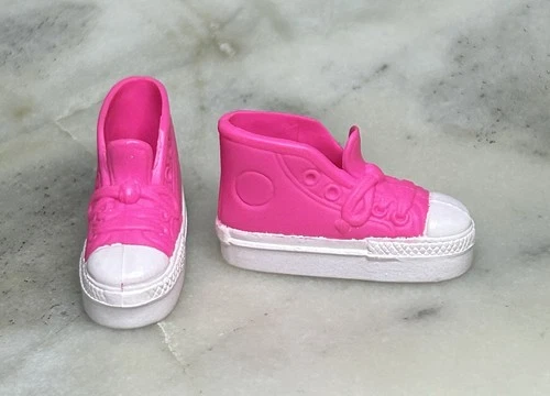 Vintage *Barbie* Shoes for Skipper: Pink Converse Style Sneakers 90's