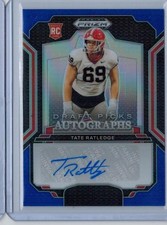 2025 PANINI PRIZM DRAFT TATE RATLEDGE RC AUTO 78/249 BLUE AUTOGRAPH PICKS