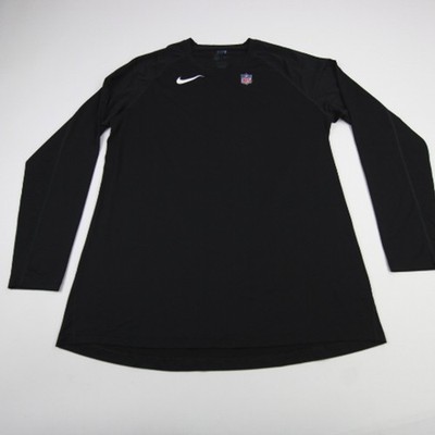  Nike NFL On Field Dri-Fit Long Sleeve Shirt Men's Black Used XL
