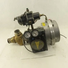 Dezurik 858305-3BAO-2EL Pneumatic 1-1/2" NPT Brass Single Seated Actuator Valve