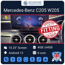 Mercedes C205 W205 S205 10" Apple Carplay Wireless Android Touchscreen 4+6 Mercedes C205 W205 S205 10" Apple Carplay Wireless Android Touchscreen 4+6