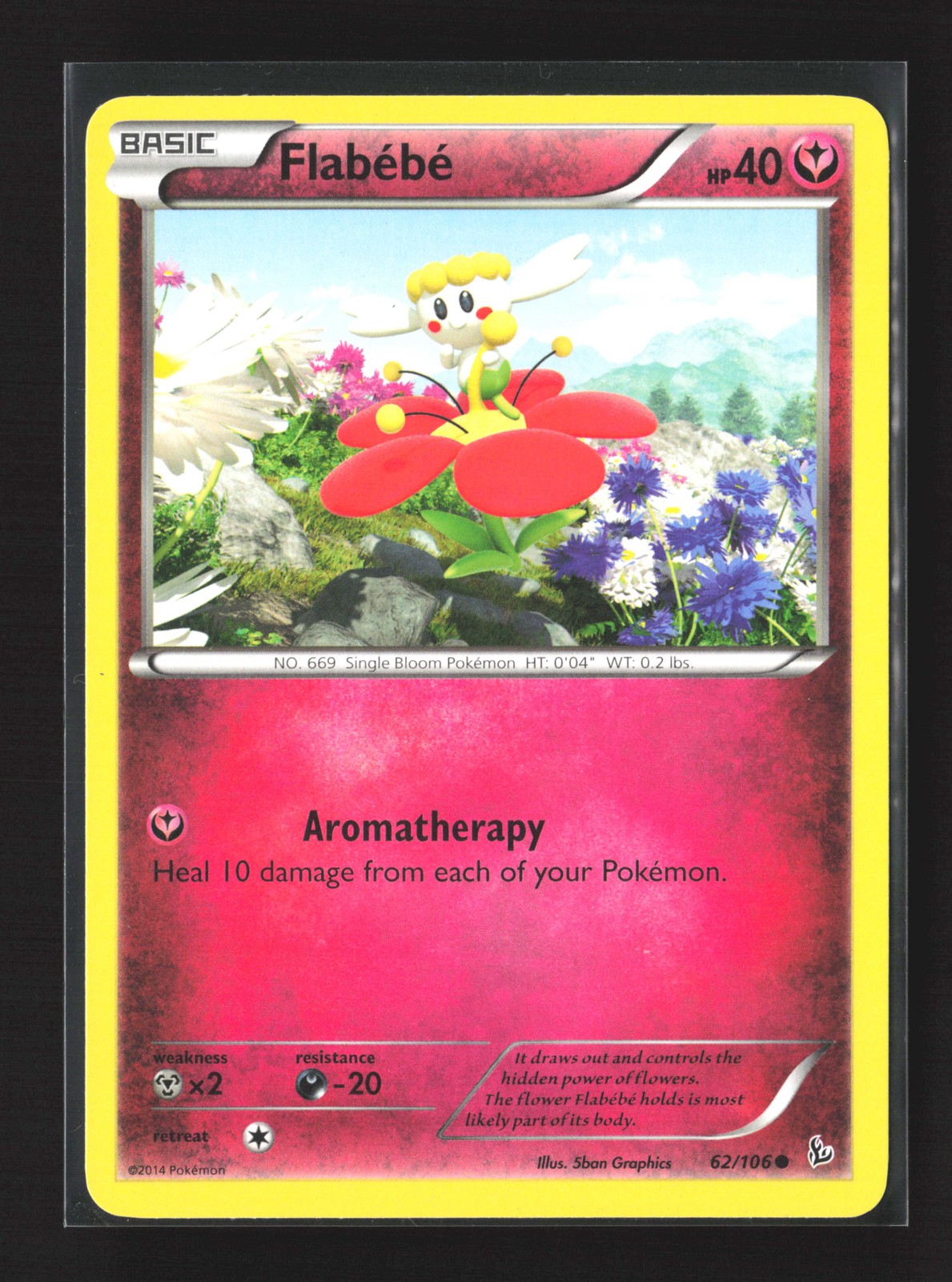 Pokemon XY - Flashfire #62/106 Common Flabebe (62)
