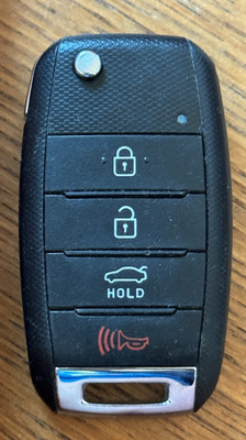Genuine KIA 4 Button Key Fob Remote Control OKA-870T - USED