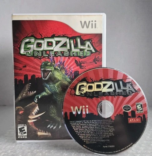Godzilla Unleashed Nintendo Wii Wii U Disc Case No Manual Tested Atari Resurface