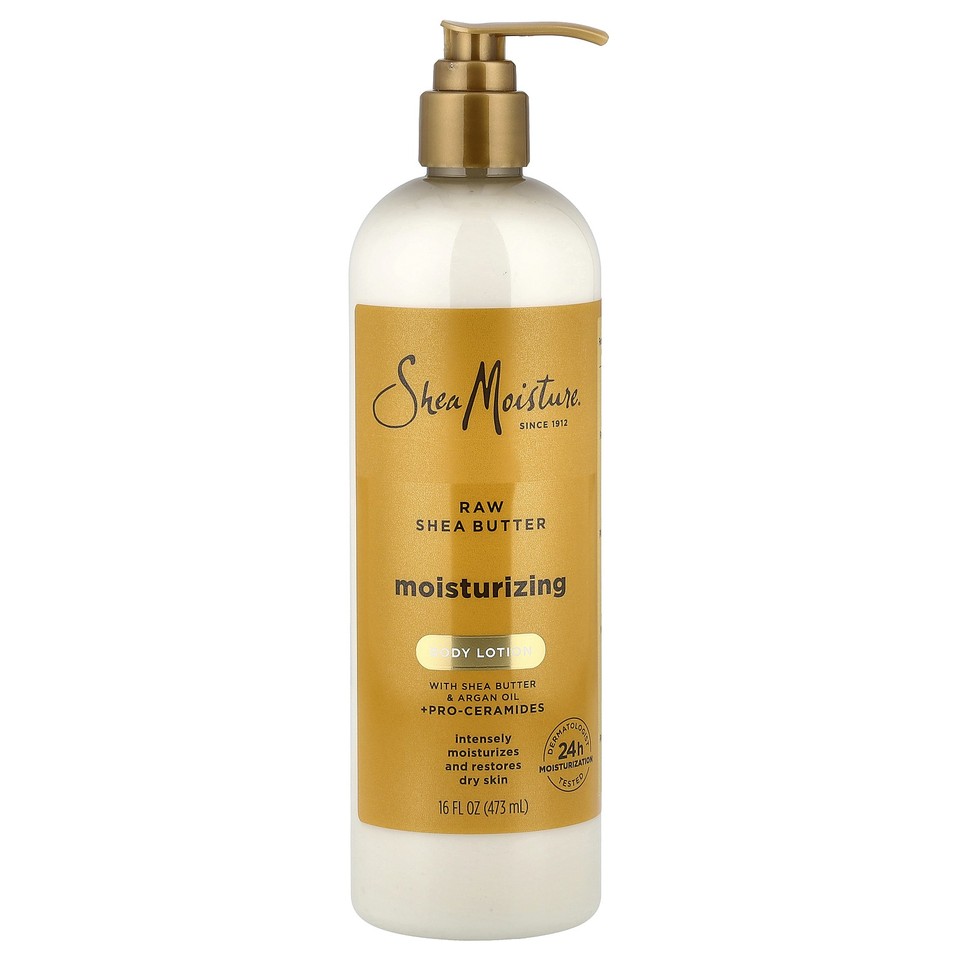 Moisturizing Body Lotion, Raw Shea Butter, 16 fl oz (473 ml)