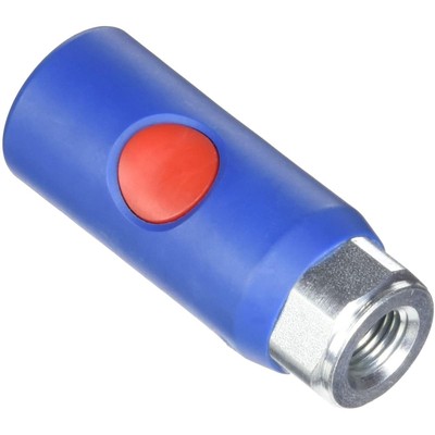 - Coupler Red Button 1/4 Fem Use W/Mil783 Plug (URC061201)