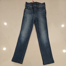 SPANX Pull On Ankle Skinny Jeans Women's XS Stretch Denim Dark Wash Blue