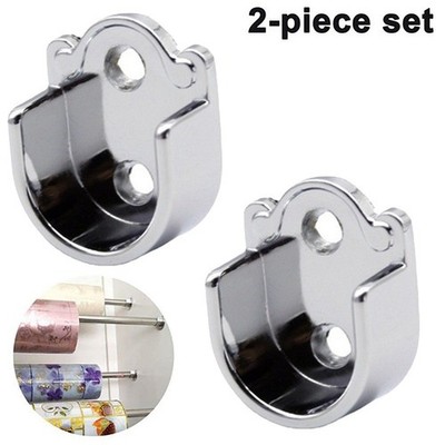 Kleidung Tube Supprt Halterung Rod Socket Support Rohr Rundes Ende Brand New